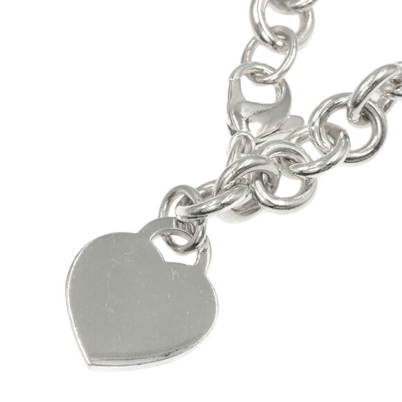 TIFFANY Silver Heart Charm Bracelet - Picture 3 of 8